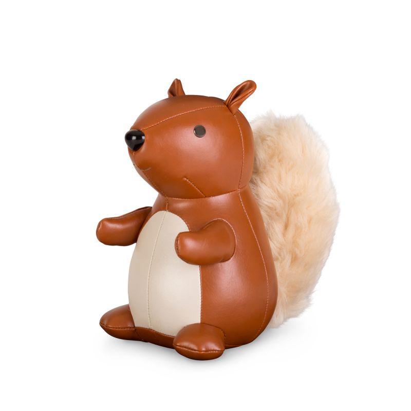 Buchstütze Classic Eichhörnchen Tan/Weiß Züny